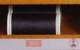 fil polyester cordonnet chocolat 202