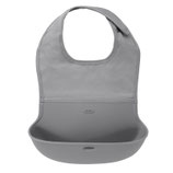 Oxo Tot - Bavoir récolteur enroulable gris