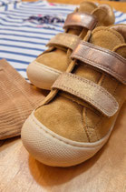 Naturino - Chaussures tricolore suede beige