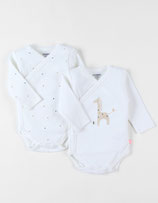 Noukies - Lot de 2 bodys 0M