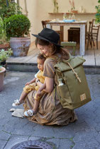 Lassig - Sac à langer Rolltop Olive