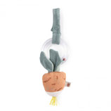 Moulin Roty - Hochet tissu radis Trois petits lapins