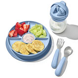 OXO TOT - Assiette à ventouse bleue