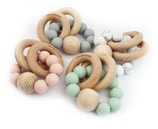 Chewies & More - Hochet en bois et silicone