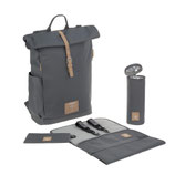 Lassig - Sac à langer Rolltop anthracite