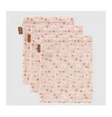 Fresk - Lot de 3 gants de toilette en tétra "Garden Flower"