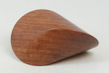 Oloid Bubinga-Holz ca. 8,3 cm (Werkstück 2)