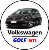 VN006. Porte-clés porte bonheur VOLKSWAGEN Golf GTI noire