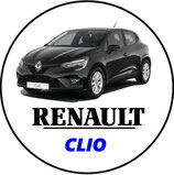 RT025. Porte-clés porte bonheur RENAULT CLIO noire