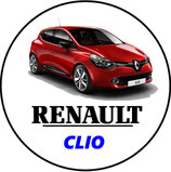 RT026. Porte-clés porte bonheur RENAULT CLIO rouge