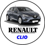 RT023. Porte-clés porte bonheur RENAULT CLIO grise