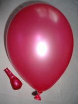 100 Luftballons metallic pink Qualitätsware Ø ca. 27cm B85 (Standardgröße)