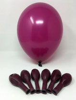 50 Bio Luftballons grape violet/pflaume Qualitätsballons 27 cm Ø