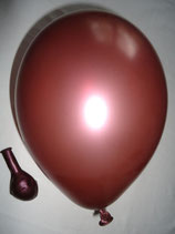 50 Luftballons metallic burgund Qualitätsware Ø ca. 27cm B85 (Standardgröße)