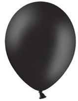 100 Luftballons schwarz Qualitätsware Ø ca. 27cm B85 (Standardgröße)