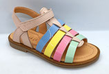 Ocra romeinse sandaal pastels