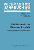 Wichmann-Jahrbuch des Diözesangeschichtsvereins Berlin