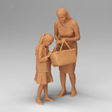 Markt: Oh Mama (F-582), 3D-Druck-Set, unbemalt, 1:45