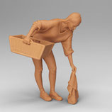 Das bisschen Haushalt (F-065), 3D-Druck-Figur, unbemalt, 1:45