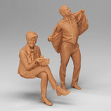 Zu uns kommt er auch (F-569), 3D-Druck-Figur, unbemalt, 1:45