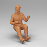 Enzo auf Achse (F-190) 3D-Druck-Figur, unbemalt, 1:32