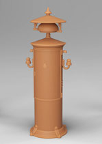 2-Klang-Läutewerk (A-602) 3D-Druck, unbemalt, 1:45
