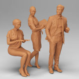 Im Büro (F-601), 3D-Druck-Figuren, 1:32