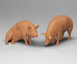 Schweine-Set 2 (T-132), 3D-Druck, unbemalt, 1:45