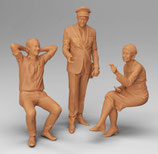 Fahrkartenkontrolle (F-568), 3D-Druck-Figuren, unbemalt, 1:45