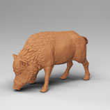 Wildschwein, Bache, fressend (T-156), 3D-Druck, unbemalt, 1:32