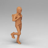 Leonie treppab (F-227), 3D-Druck-Figur, unbemalt, 1:45