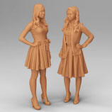 Auf in den Beatclub (F-092) 3D-Druck-Figuren, unbemalt, 1:45