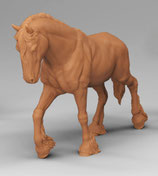 Ackergaul (T-103) 3D-Druck, unbemalt, 1:32
