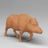 Wildschwein, Keiler (T-155), 3D-Druck, unbemalt, 1:32