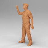 Einweiser (F634), 3D-Druck-Figur, unbemalt, 1:32