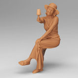 Stößchen (F-089) 3D-Druck-Figur, unbemalt, 1:45