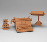 Im Büro, Zubehör (A-701…), 3D-Druck, 1:45