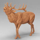 Hirsch (T-152), 3D-Druck, unbemalt, 1:45
