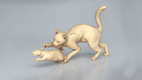 Katze jagt Ratte (Beilage aus SNM 46)