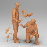 Monteure (F-630), 3D-Druck-Set, unbemalt. 1:32