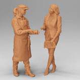 Markt: Sind die auch frisch? (F-584) 3D-Druck-Figuren, unbemalt, 1:45