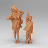 Mama, da! (F-317), 3D-Druck-Figuren, unbemalt, 1:45