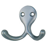 Handtuchhaken zweifach - Zink poliert verchromt