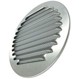 Lüftungsgitter Serie 2164, ø 185 mm, Aluminium, mit Fliegengitter