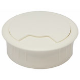 Kabeldurchlass Kunststoff weiss