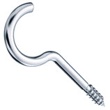 Hakenholzschraube 4,9x40/24 verzinkt, 100 Stück