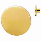 Möbelknopf Serie 6003, Messing poliert, ø 55 mm