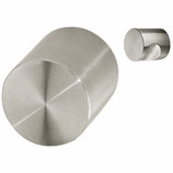 Drehknopf ø 50 mm - Edelstahl satiniert - Vierkantstift 7x37 mm