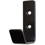 Mantelhaken Edelstahl schwarz lackiert