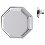 Möbelknopf Serie 3261, poliert verchromt, 55x55 mm